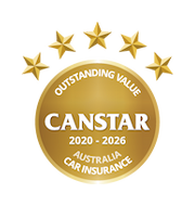 Canstar award 2020-2026 Outstanding Value Car Insurance