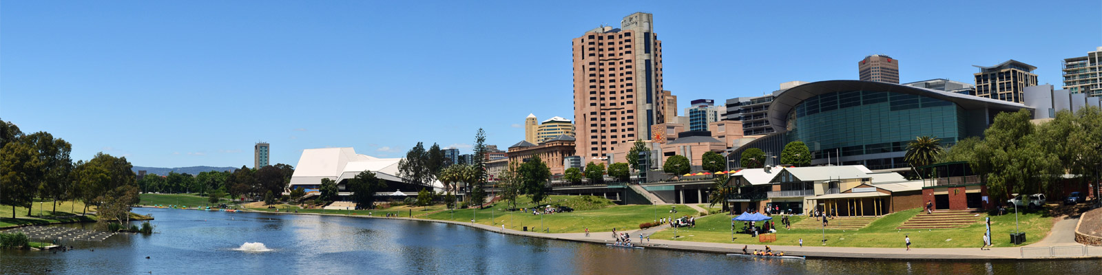 View of the River Torrens in Adelaide